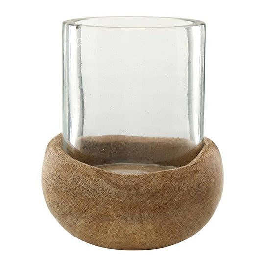 Wooden Glass Hurricane
