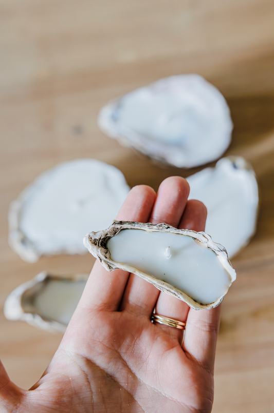 Oyster Shell Candle